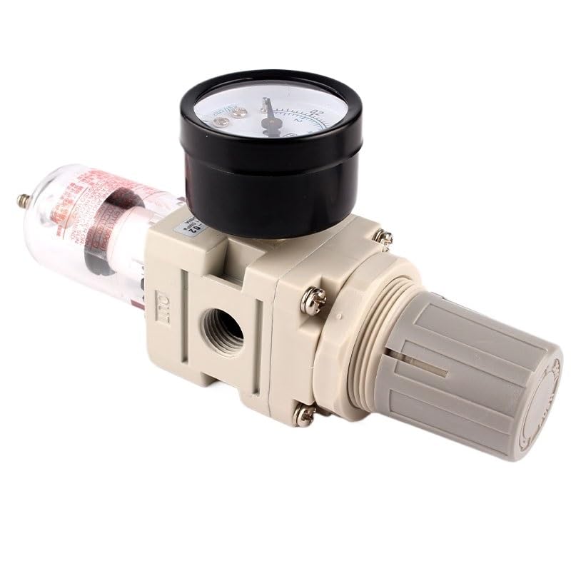 Filtro de aire AW2000-02 soluciona la humedad en tu compresor con regulador de 1/4" 3