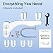 LUXE Bidet NEO 185 Plus - Dual Nozzle, Non-Electric Bidet Attachment for Toilet Seat, Patented Slide-In Install, 360° Self-Clean, EZ-Lift to Clean, Feminine & Rear Wash (Chrome)