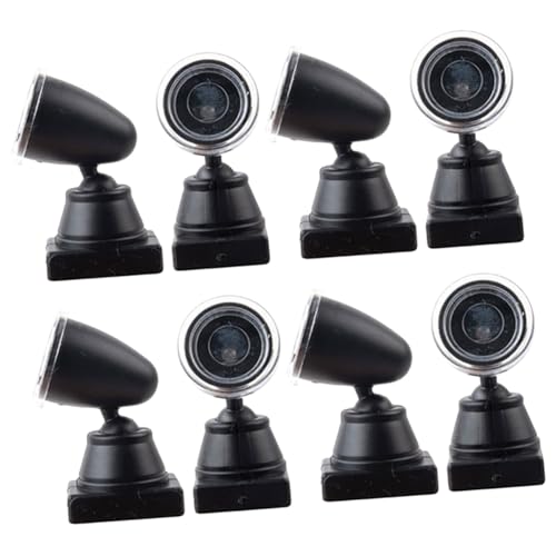 CORHAD 4sets DIY Mini Signal Lamp Model Prop for Mini House Train Light Decor 2pcs*4