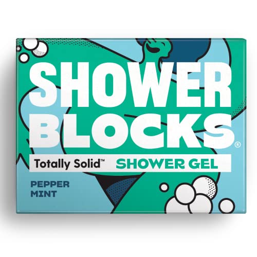 Shower Blocks - Gel douche solide à la menthe poivrée, 100 g