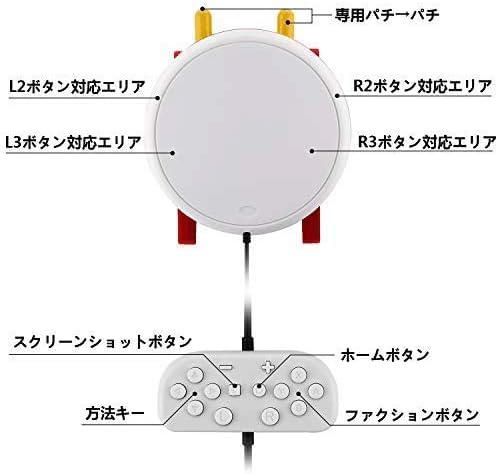 Amazon.co.jp: Switch コントローラー 太鼓とバチセット