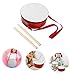 HEMOTON 1 Set Red Marching Snare Drum for Drumsticks Enhances Musical Interest Teamwork Rhythm Skills for Band Performances and Educational Play