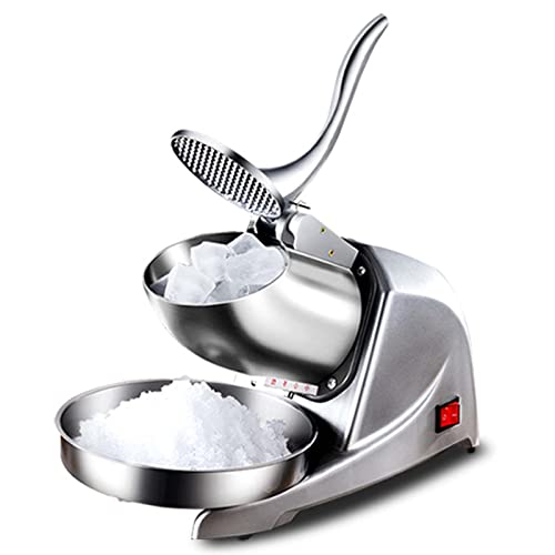 miduoduo Ice Crusher Electric Dual Blades Ice Crusher Shaver Edelstahl Rasierte Eismaschine 380w Schneekegelmaschine Für…