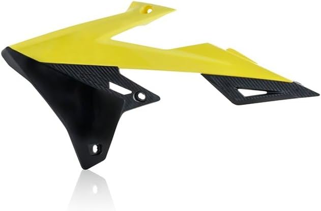 Acerbis Radiator Shrouds For Suzuki - Yellow/Black (2686491017)