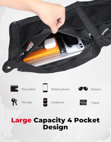 Sac de rangement pour chariot de golf imperméable à multi-poches - 3