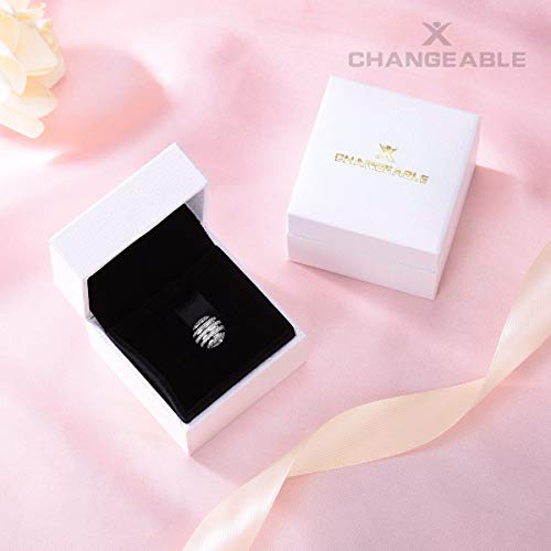 Changeable 925 Sterling Silver Charms For Bracelets (Balling Pure Kugel) #TOP6