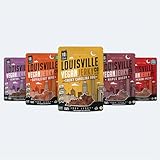 Louisville Vegan Jerky Co. Limited Variety Bundle Vegan Jerky 3 oz. 5 pack (Smoky Carolina BBQ, Buffalo Hot Wing, Maple Bacon, Smoked Black Pepper, General Tso)