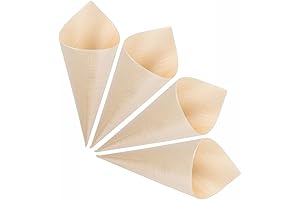Gere Disposable Bamboo Cones