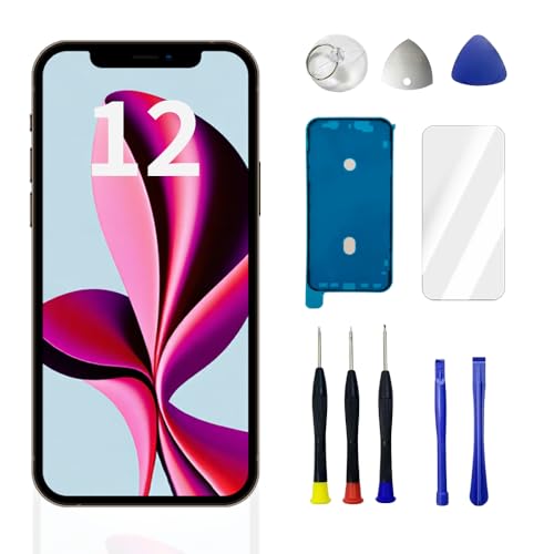 Hejiushili For Iphone 12 Screen Replacement Compatible Iphone 12 Screen With Easy Diy Repair And Replacement Kit.