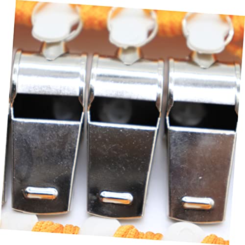 12 silbatos de metal de acero para deportes y fiestas miniatura 6