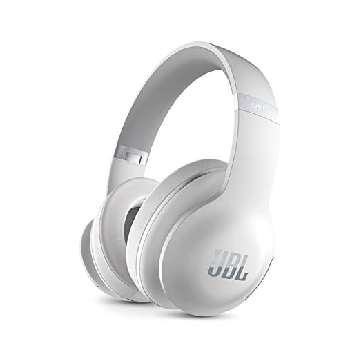 JBL Everest ELITE 700 trådlös Bluetooth Over-Ear Surroundhörlurar med NXTGen Active Noise Cancelling, musikstyrning och inbyggd mikrofon – vit