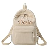 Photo Gallery hainadian zaino ricamato personalizzato, beige, 40x28cm Photo Gallery hainadian zaino ricamato personalizzato, beige, 40x28cm