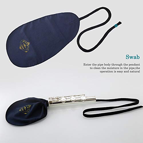 image for ROCHIX 1890 Rochix Flute Cleaner Care Cleaning Kit,Maintenance Kit,Nav