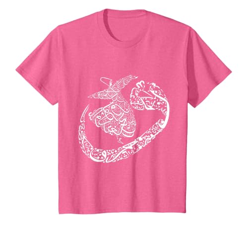 Rumi Mevlana Dervis Turkey Sufi Sufismus Derwisch T-Shirt, Youth, Pink Heather, X-Small