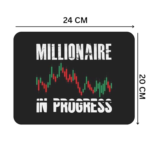 Image of WRAPPING STUDIO Millionare in Progress Mouse Pad for PC and Laptop, 24x20 cm, Anti-Slip, Smooth Surface, Marvel Design, Perfect for Office, Home & Gaming