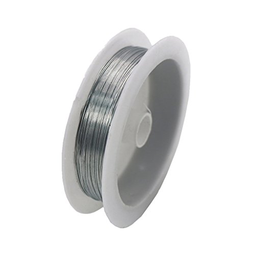 kowaku Arame de metal para artesanato feito de arame para artesanato e fabricação de joias - Prata
