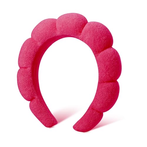 DRESHOW Spa Headband for Women Sponge Headband for Washing Face Clouds Soft Terry Cloth Makeup Skincare Headbands - Image 2