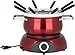 Trudeau Electric Scarlet Fondue Pot, 84 oz, Red