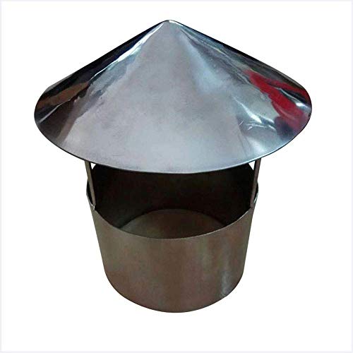 Chapeau de cheminée en acier inoxydable durable de 110 mm - 5