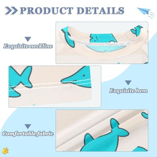 Fluorescence Blue Shark Beige Short Sleeve Rash Guard Bathing Suit Girls Swimsuits for Little Girls Childrens Bathing Suits for 3-12 Years trajes de bano para nina3