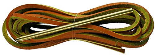 Tz Laces® Branded Replacement Leather 120Cm Laces + Needle (Tan)