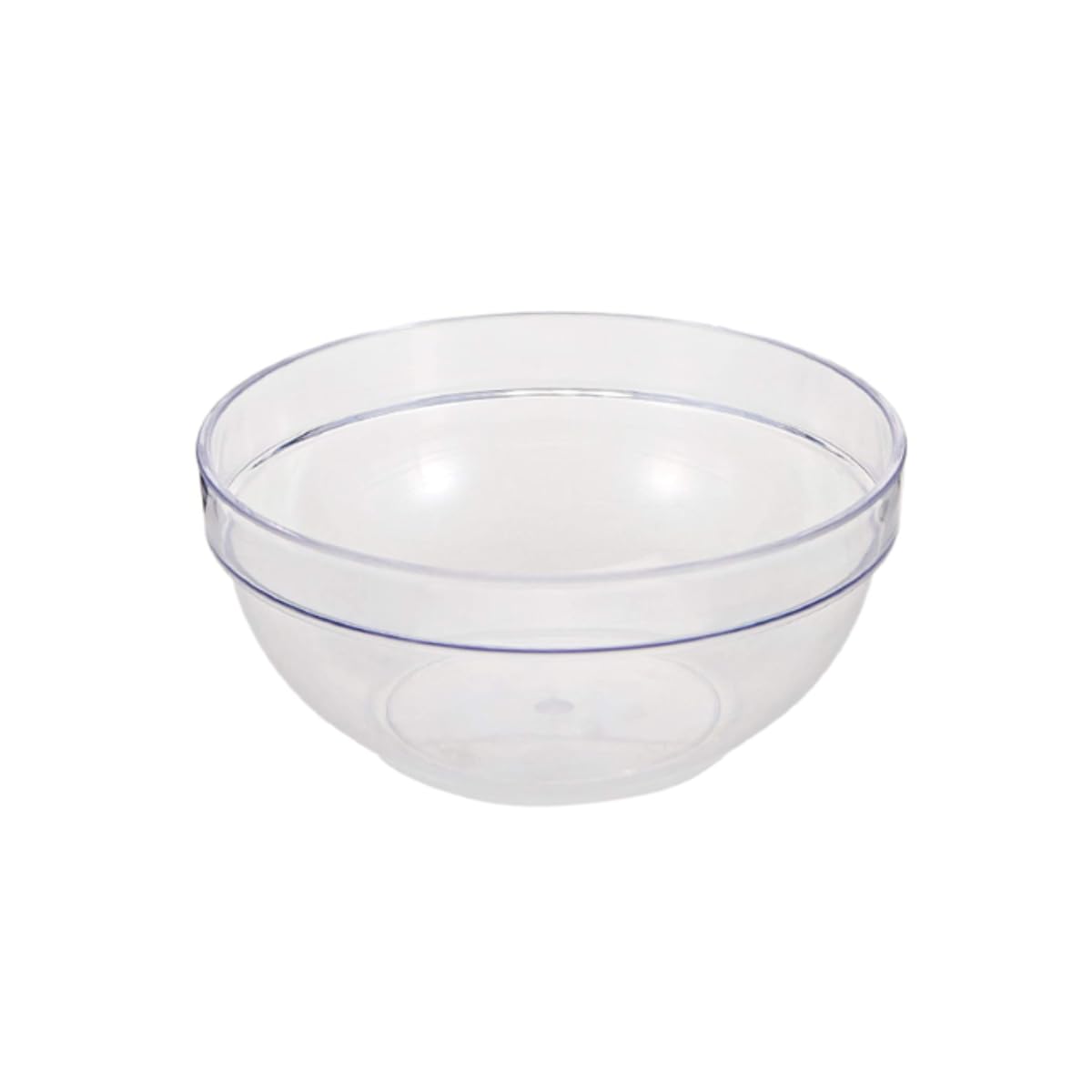 Generic Transparent AS Plastic Salad Bowl, 300 ml Capacity