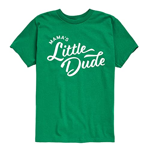 Instant Message - Script Mamas Little Dude - Toddler & Youth Short Sleeve Graphic T-Shirt