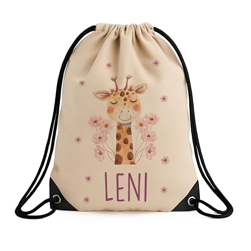 Kidsmood Personalisierter Turnbeutel Kinder mit Namen – Robuster...