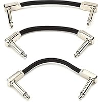 Ernie Ball - Cable de conexión plano para pedales, 7,6 cm, 3