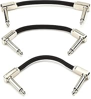 Easily maneuver cables to fit your pedals exactly where you want them with our flat-cable design. Pack of three 3-inch flat ribbon patch cables. Low profile metal connectors and built-in strain relief provide sleek yet durable construction. 99.95 per...