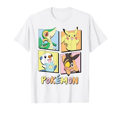 Pokémon - Pikachu Snivy Tepig Oshawott Gen V Starters Grid