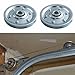 BE-TOOL 2 PCS Garage Door Parts, High Load-Bearing Pulley Wheel, Metal, Garage Door Wheels Compatible Commercial Warehouses