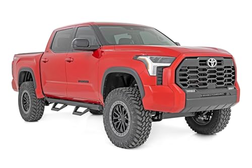 Rough Country 20" LED Bumper Kit for Toyota Tundra (2022-2025) - Slimline 20-inch LED Light Bar, 7200-Lumen Off-Road Flood Beam, Behind-Grille Factory Fit by Rough Country - Image 4