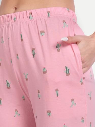 Image of Bedtime story Cotton Night Suit for Women Girls | Women's Cotton Printed Pant & Top Night Suit Set Pyjama Set Sleepwear Nightwear Nightdress Loungewear