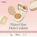 INGA Water Glow Daily Cushion Foundation (21N Light Beige) - Natural Dewy Finish, Hydrating, Lightweight & Buildable Coverage, Skin-Fit Texture, Quick and Easy Radiant Glow