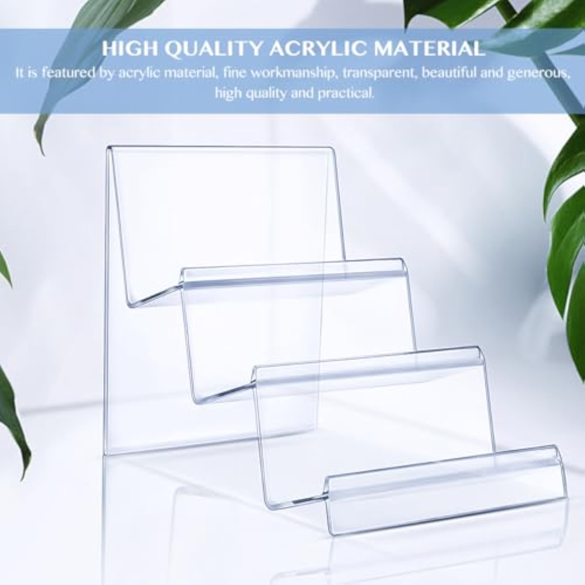 Acrylic Wallet Storage Rack Shelf