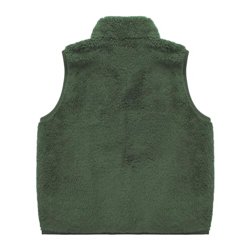 Loyan Little Boys Girls Faux Fur Gilets Outwear Sleeveless Waistcoat Winter Jacket Thick Coat3