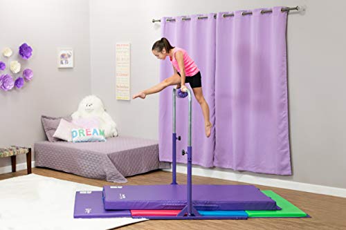 Tumbl Trak Expandable Gymnastics Training Jr Kip Bar, Purple