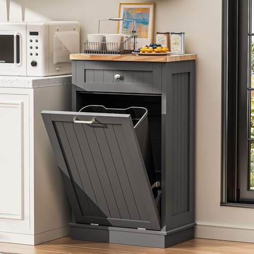 AHB 13 Gallons Tilt Out Trash Cabinet