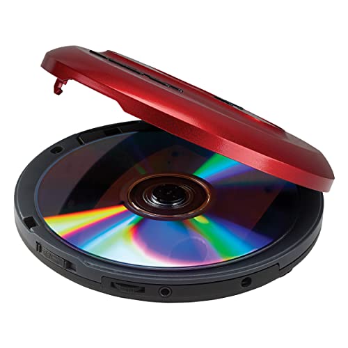 Jensen Cd-65 Portable Personal Cd Player Cd/Mp3 Player + Digital Am/Fm Radio + With Lcd Display Bass Boost 60-Second Anti Skip Cd R/Rw/Compatible Sport Earbuds Included #TOP1