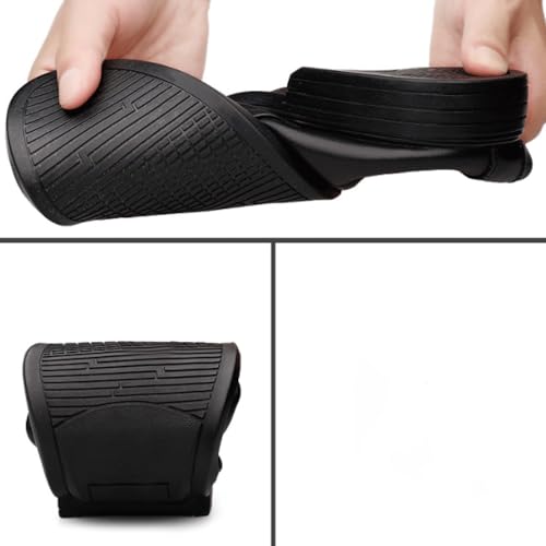 Dress Oxford for Men's Outdoor Wedding Slip On Business Non Slip Rubber Sole Low Top Classic Round Toe Burnished Leather2