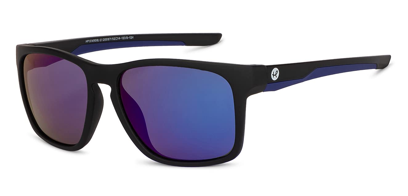 100% UV Protected | Full Rim Square Kids Sunglasses | For Boys & Girls (Age 8-12 yrs) | HP S14908L