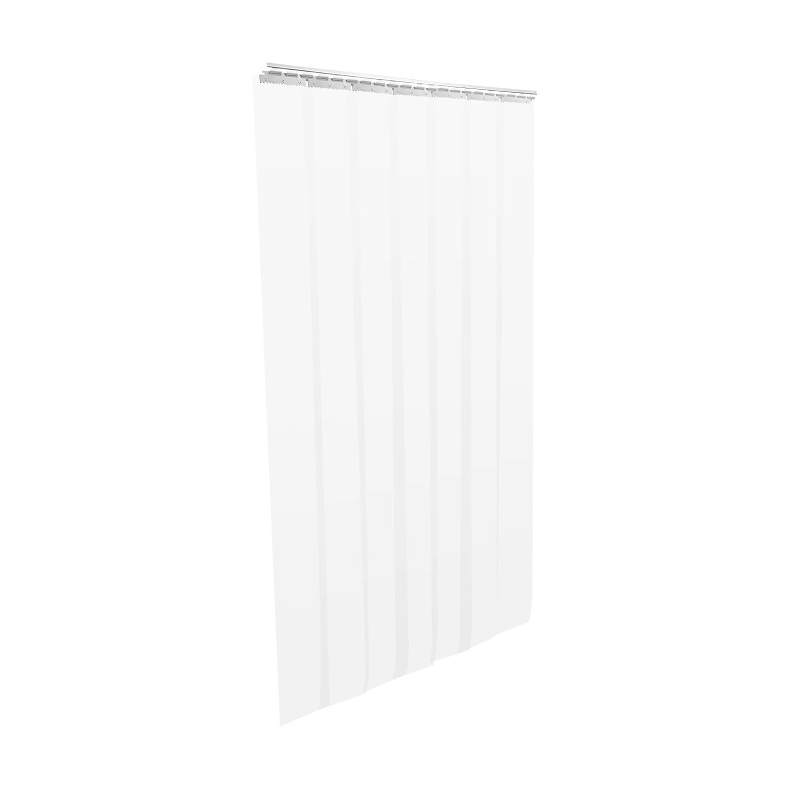 GSCLZ PVC Strip Door Curtain, 7 Strips Clear Kit, Industrial Plastic For Warehouse Supermarket With Brackets