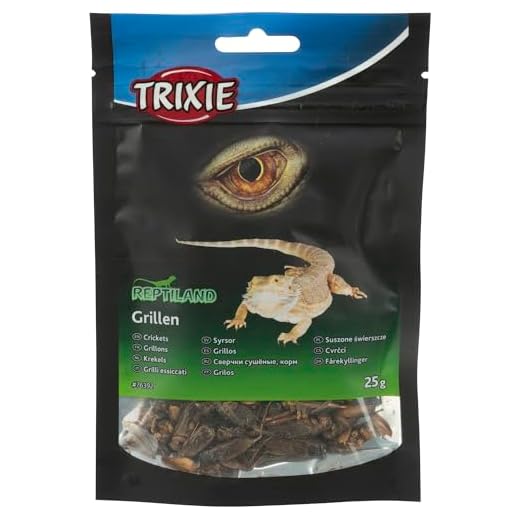 TRIXIE Grillos deshidratados, 250 ml/25 g, Reptiles