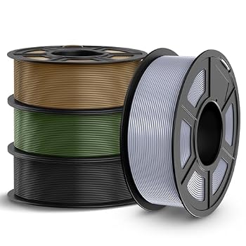 TECBEARS PETG Filament 1.75mm, 4kg Bundle, Multi T403
