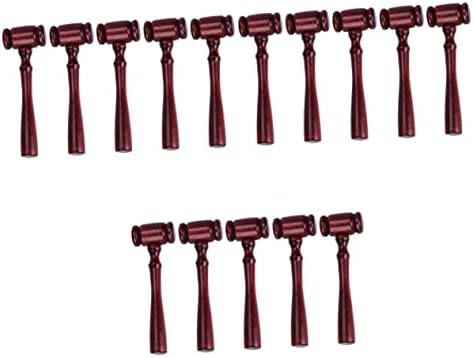 SAFIGLE Judge Costume Prop 15 pcs Boys School and Myers Craft Role Judge Personalized Party Pounding Cm Office Gavel Dress Children Props Scales Wooden Rose Mini Gifts Court Amy Judge Costume Toy