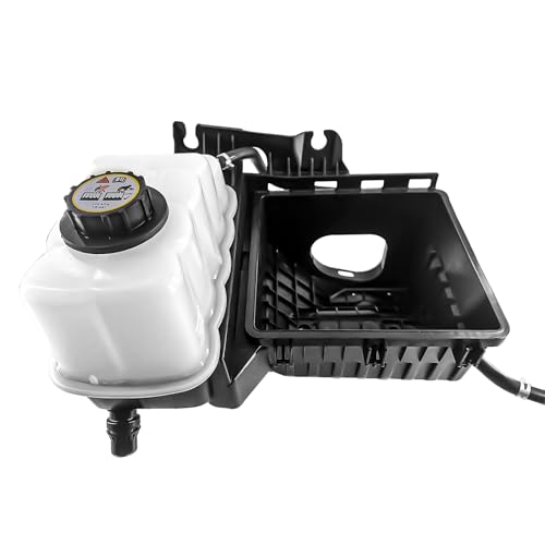 Engine Coolant Overflow Recovery Reservoir Tank with Cap Compatible with 2007-2008 Ford Expedition & Lincoln Navigator Replaces 603-339, 7L1Z8A080A