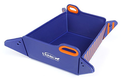 Demavic Crock-Trotter Gamelle de Voyage pour Bleu/Orange Chien 1 Unité Cover