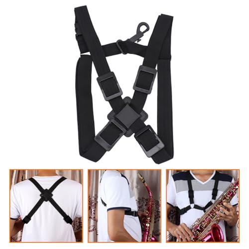 Harnais de saxophone robuste avec finitions soignées pour saxophoniste