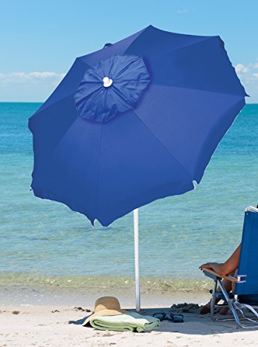 Rio Beach Deluxe 6ft Sun Protection Beach Umbrella with Tilt - Image 3